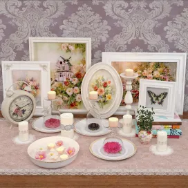 Decorative set in the style of provence